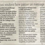Article du Nice Matin sur la société Jardins Jede