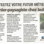 Article du Nice Matin sur la société Jardins Jede